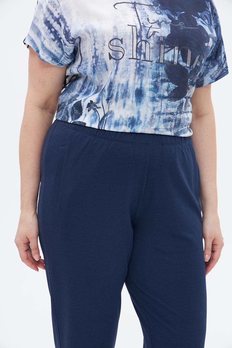 Брюки трикотажные Margittes синие