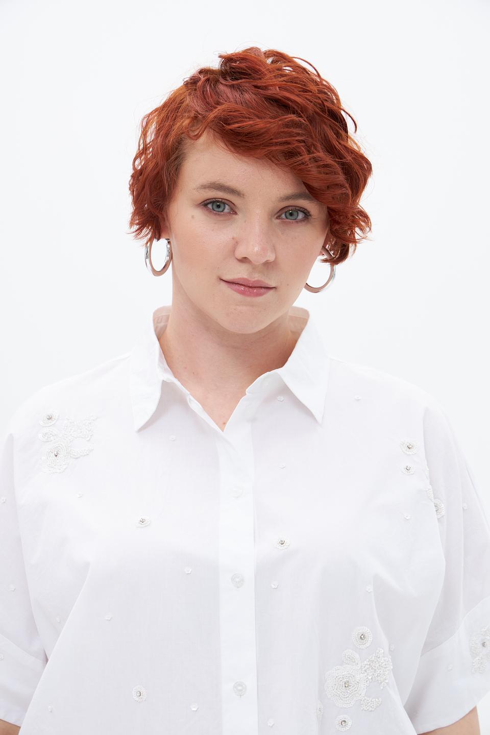 Блузка Samoon с вышивкой