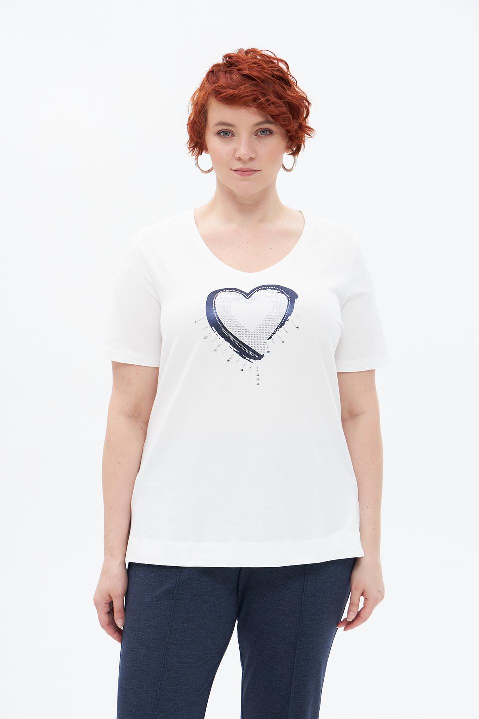 Футболка Samoon с сердцем