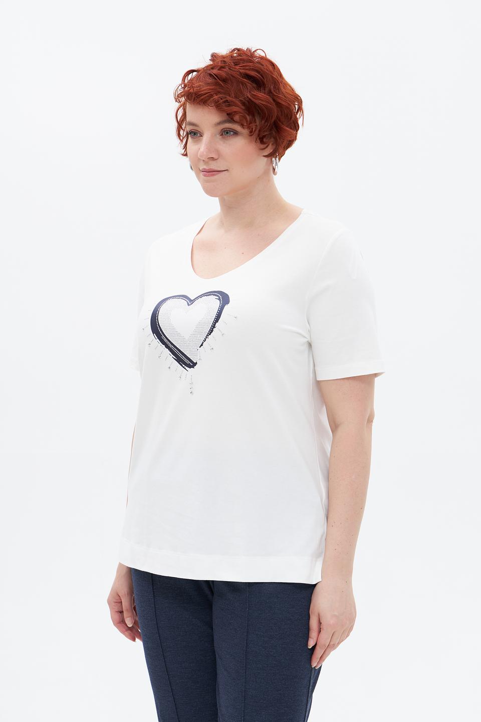 Футболка Samoon с сердцем