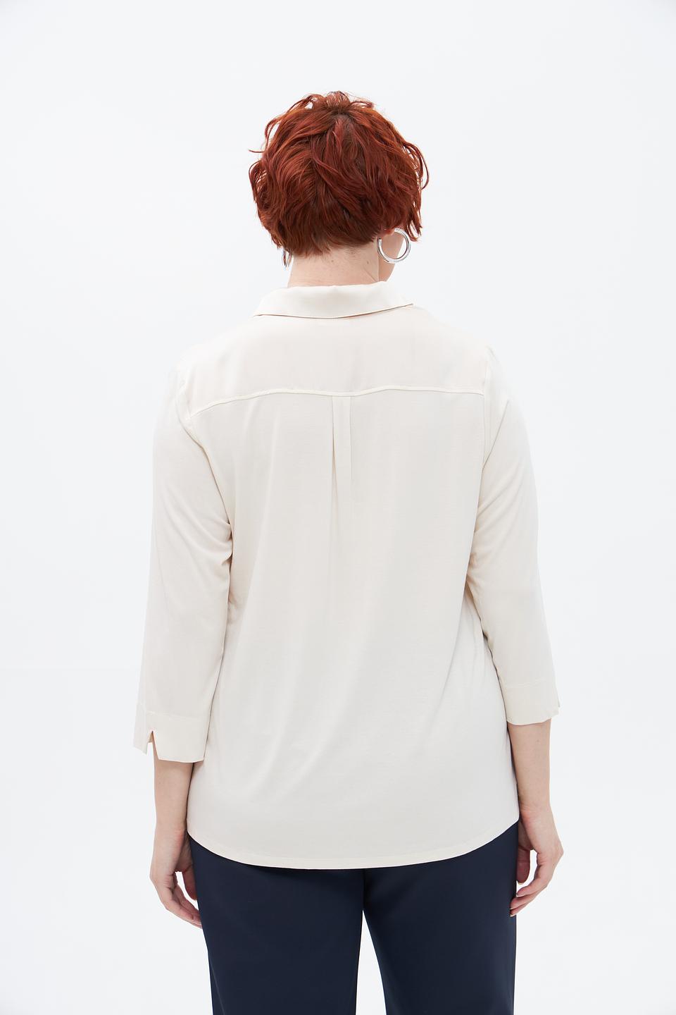 Блузка Barbara Lebek бежевая