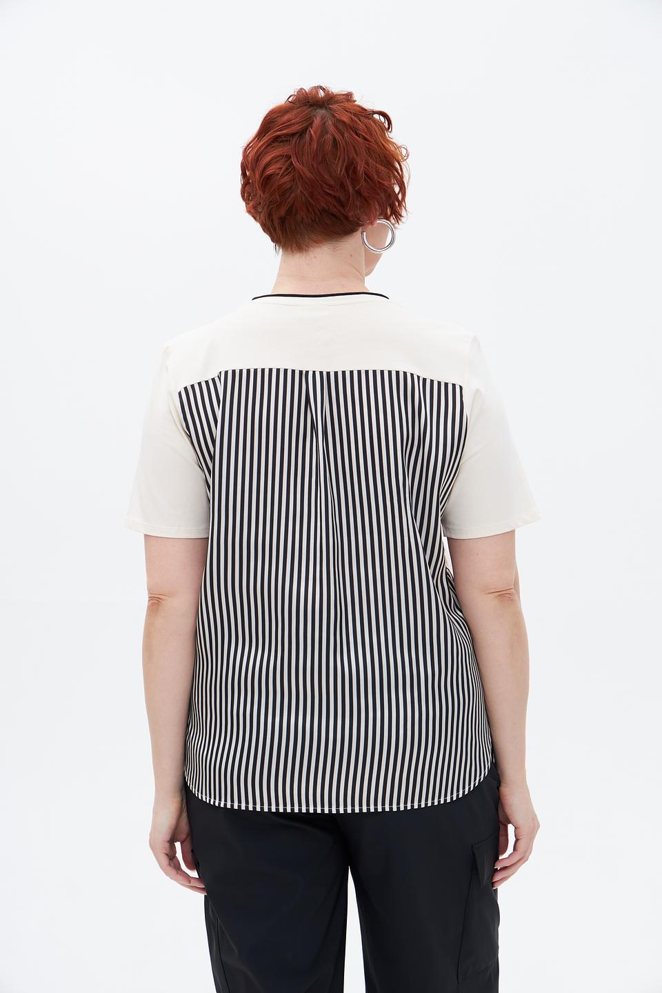 Блузка Lebek с цветочным принтом