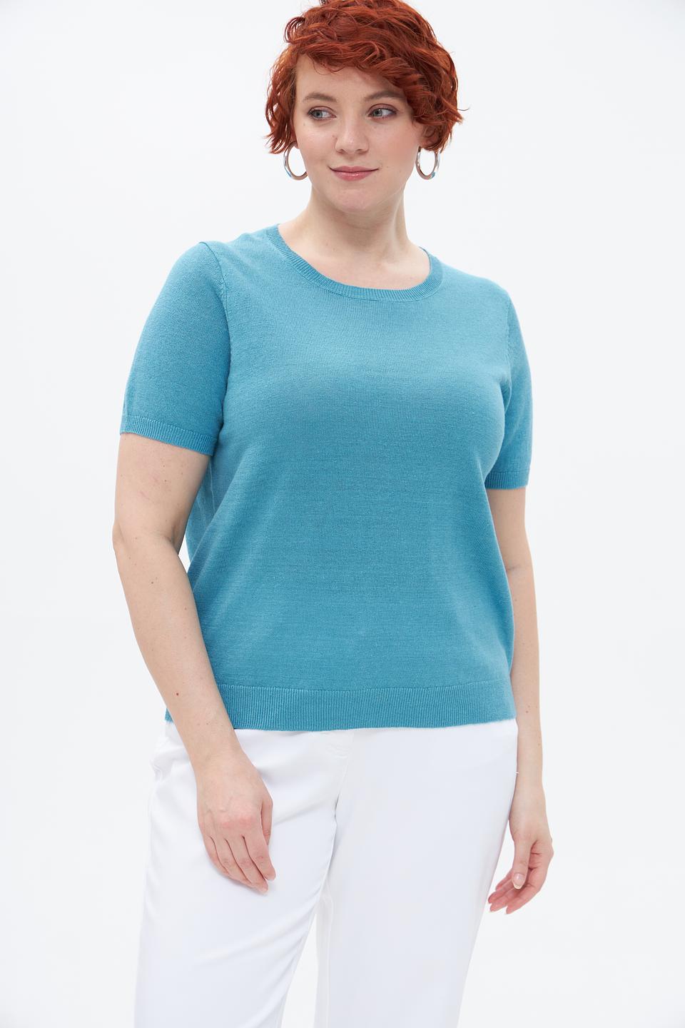 Пуловер Luisa Cerano бирюзовый
