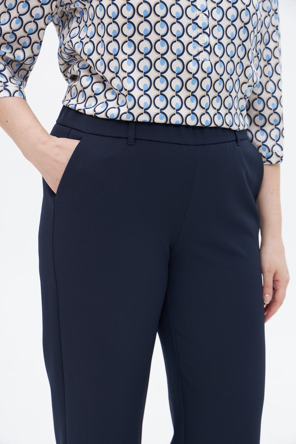 Брюки Frank Walder классические темно-синие