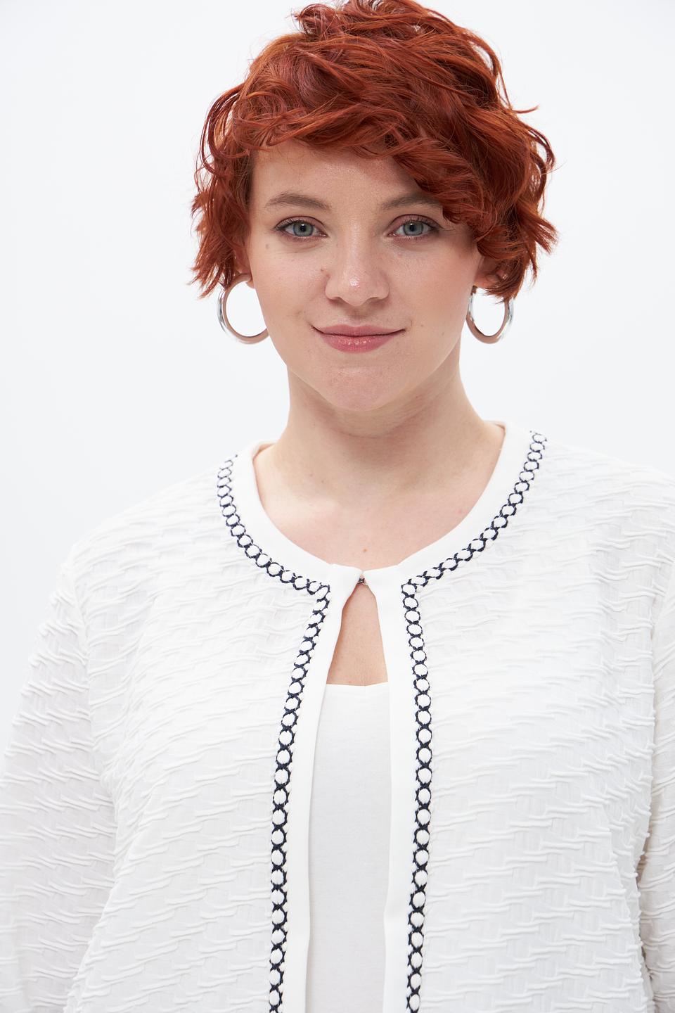 Жакет Lebek с отделкой цепочкой