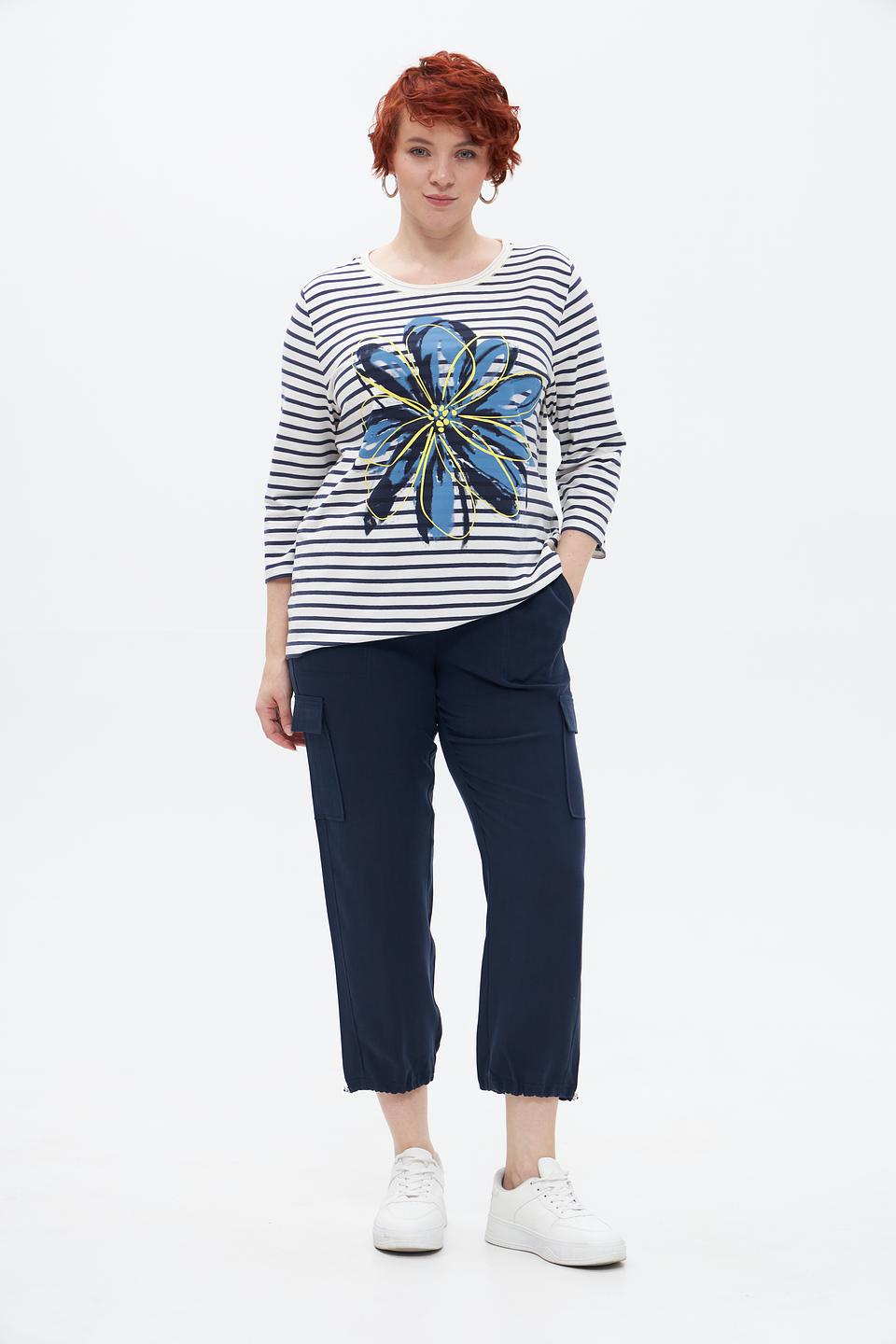 Брюки кюлоты Rabe collection темно-синие