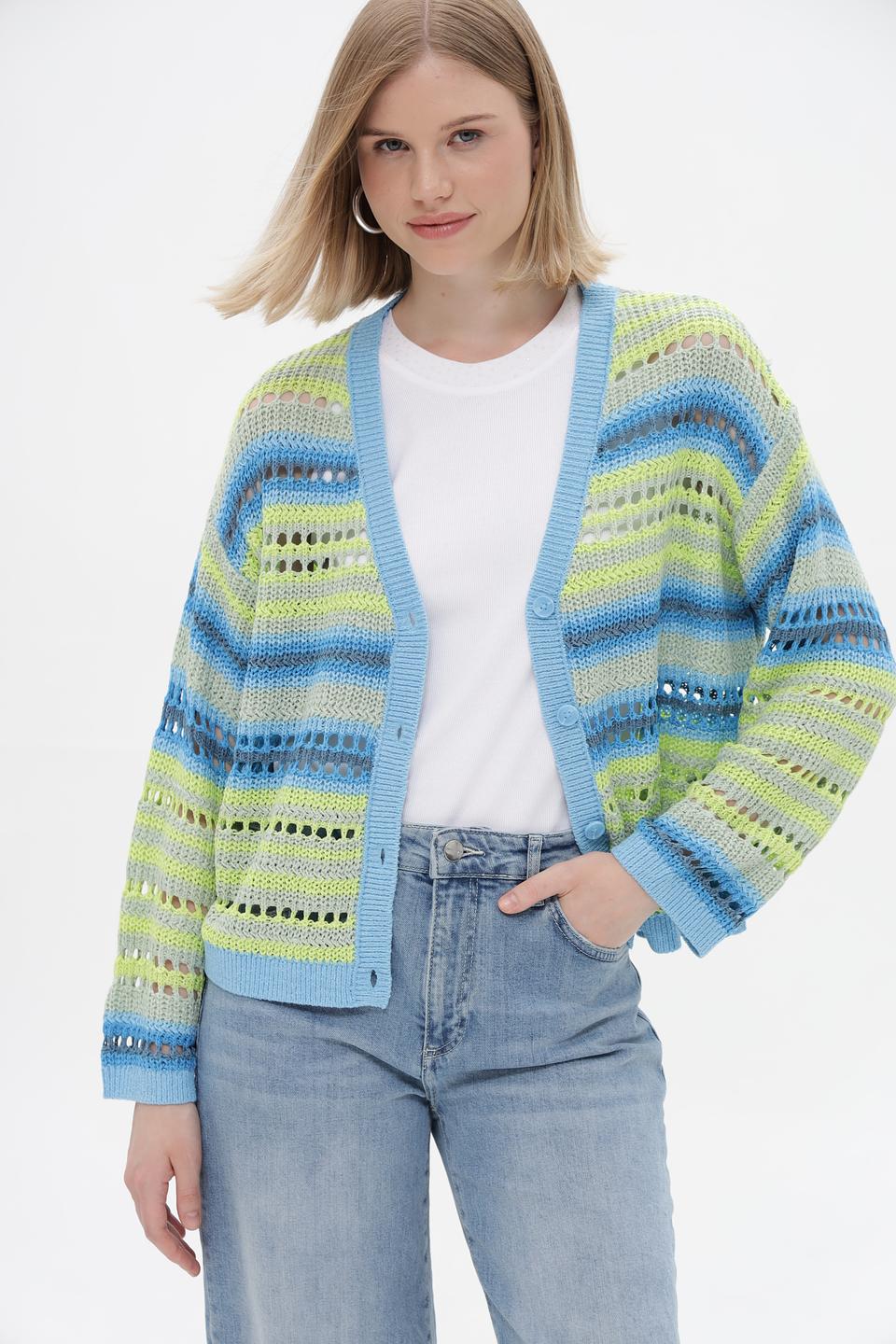 Жакет Tom Tailor полосатый