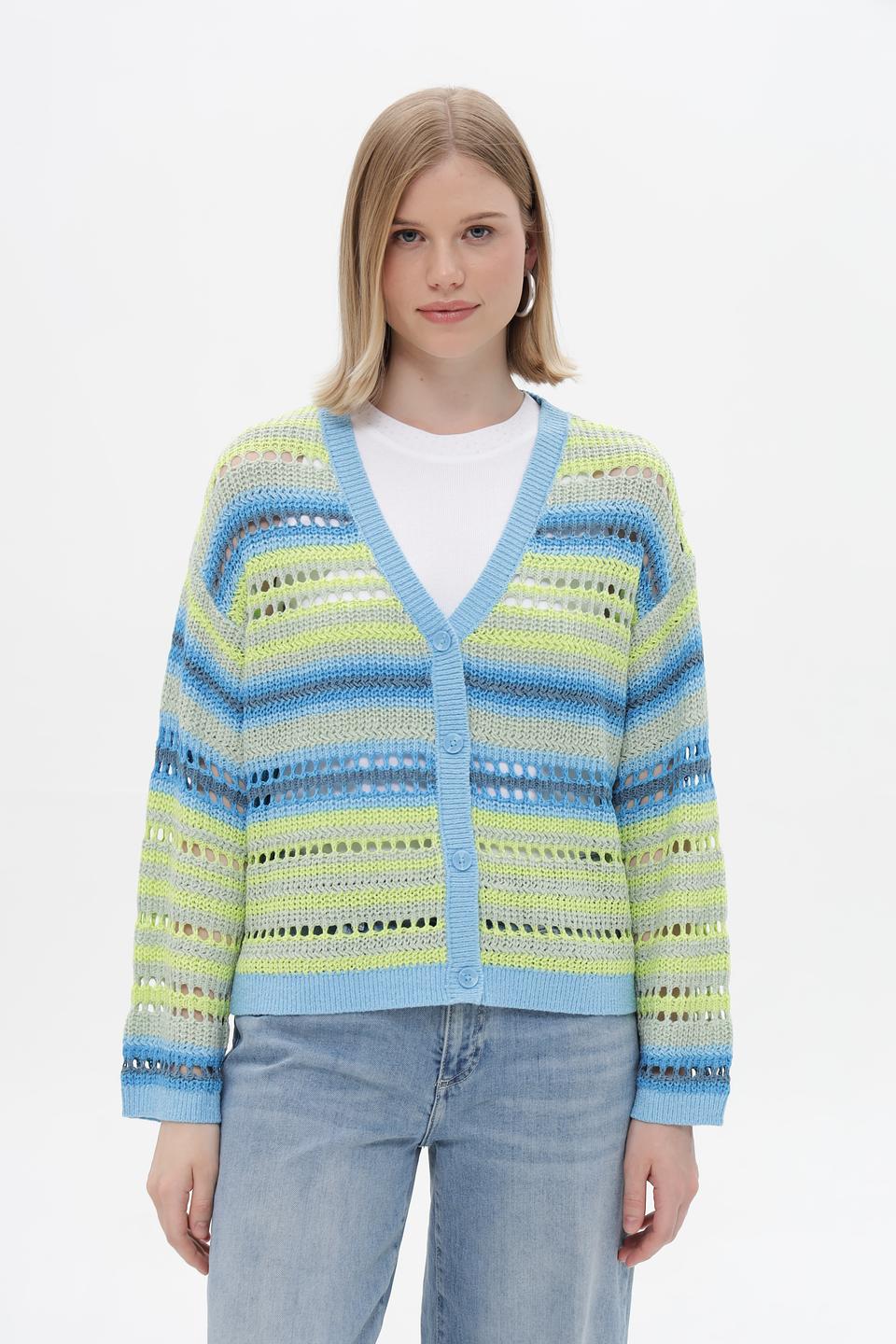 Жакет Tom Tailor полосатый