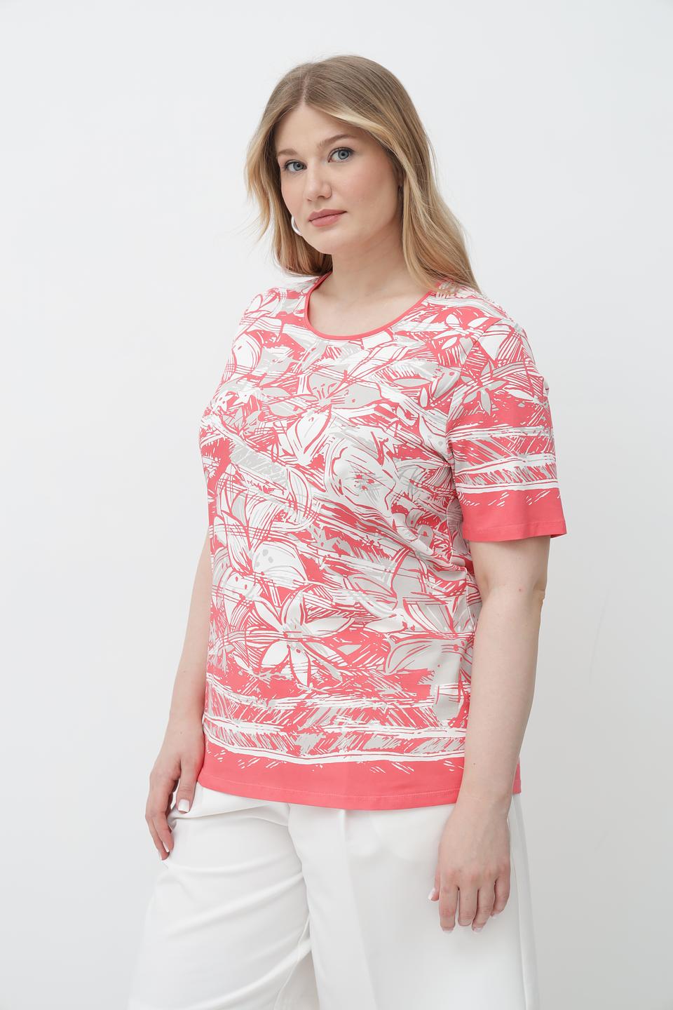 Футболка Lebek с принтом