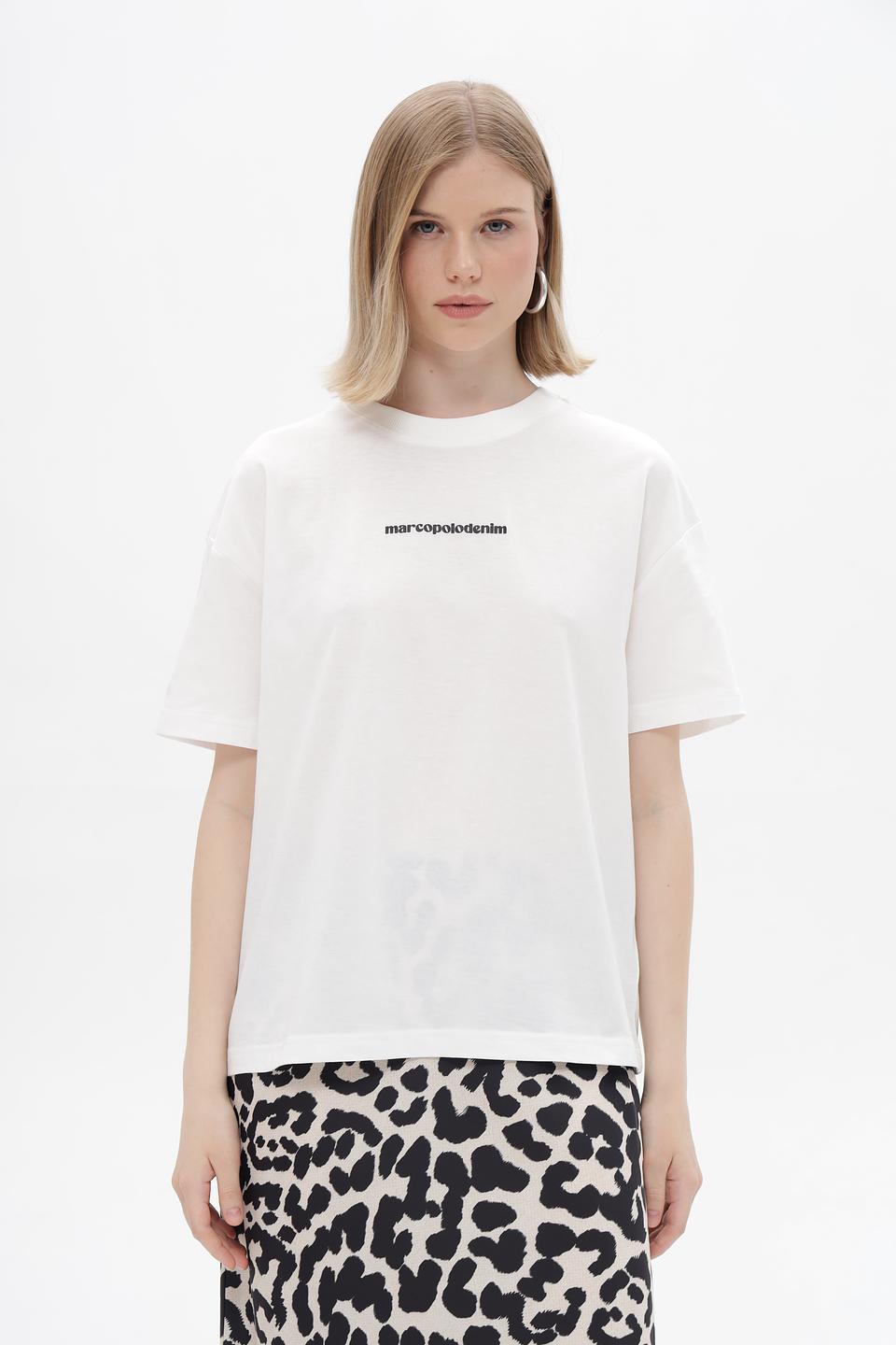 Футболка Marc O Polo DENIM белая с логотипом