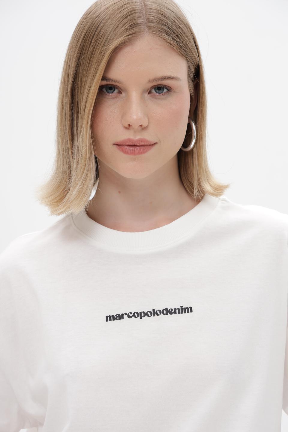 Футболка Marc O Polo DENIM белая с логотипом