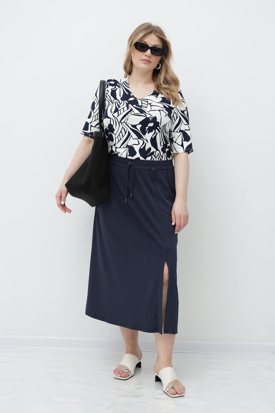 Футболка Barbara Lebek с принтом