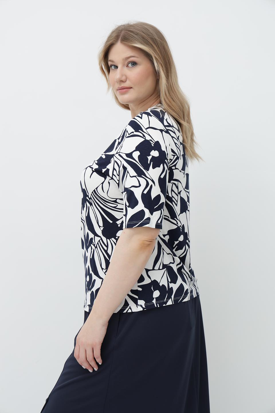 Футболка Barbara Lebek с принтом