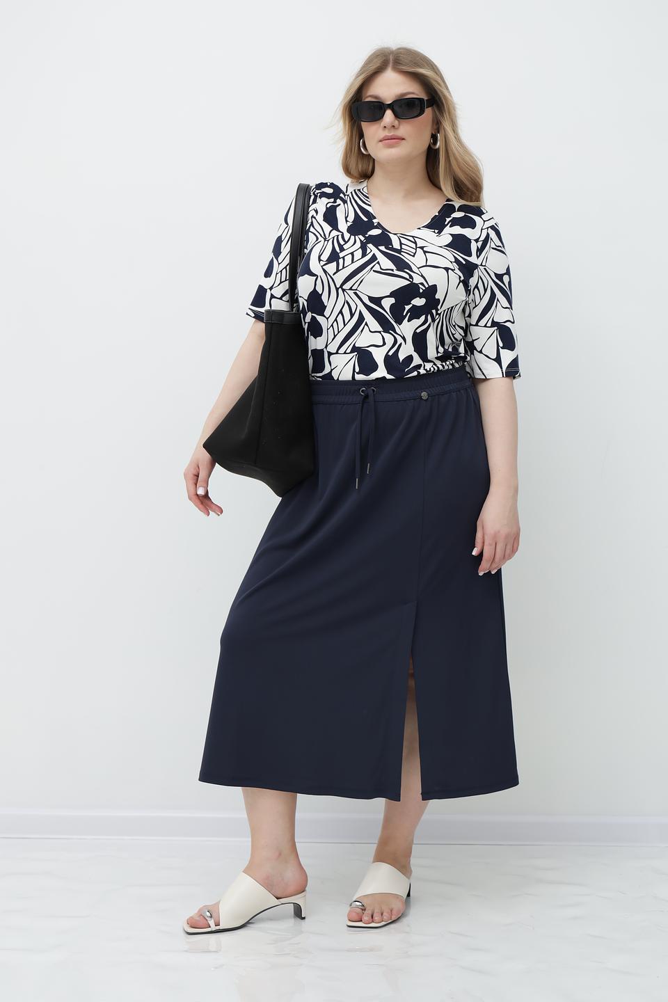 Юбка Lebek с разрезом