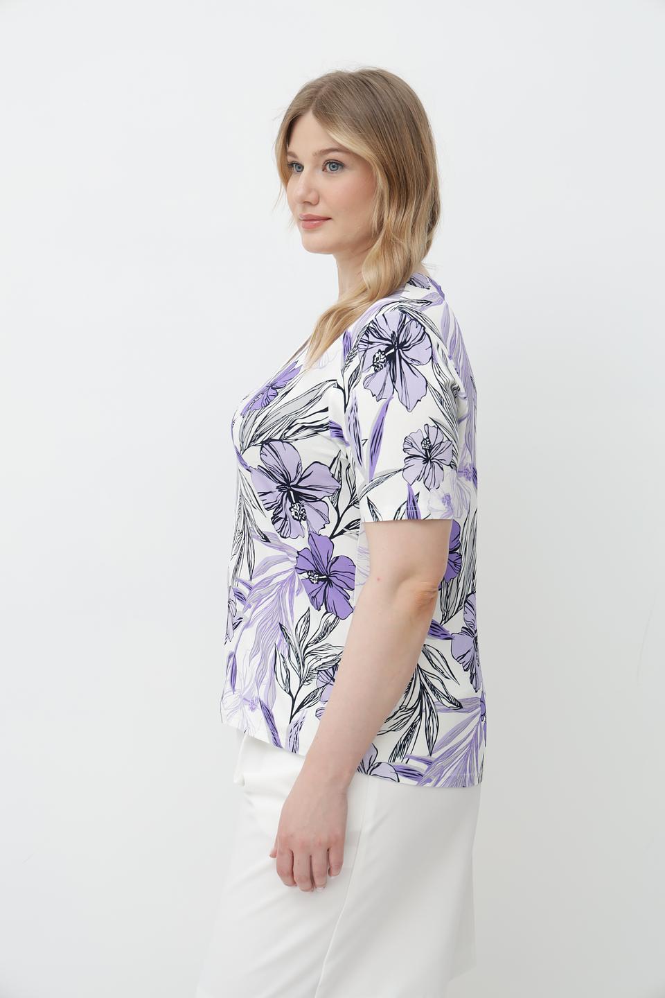 Футболка Frank Walder с цветочным принтом