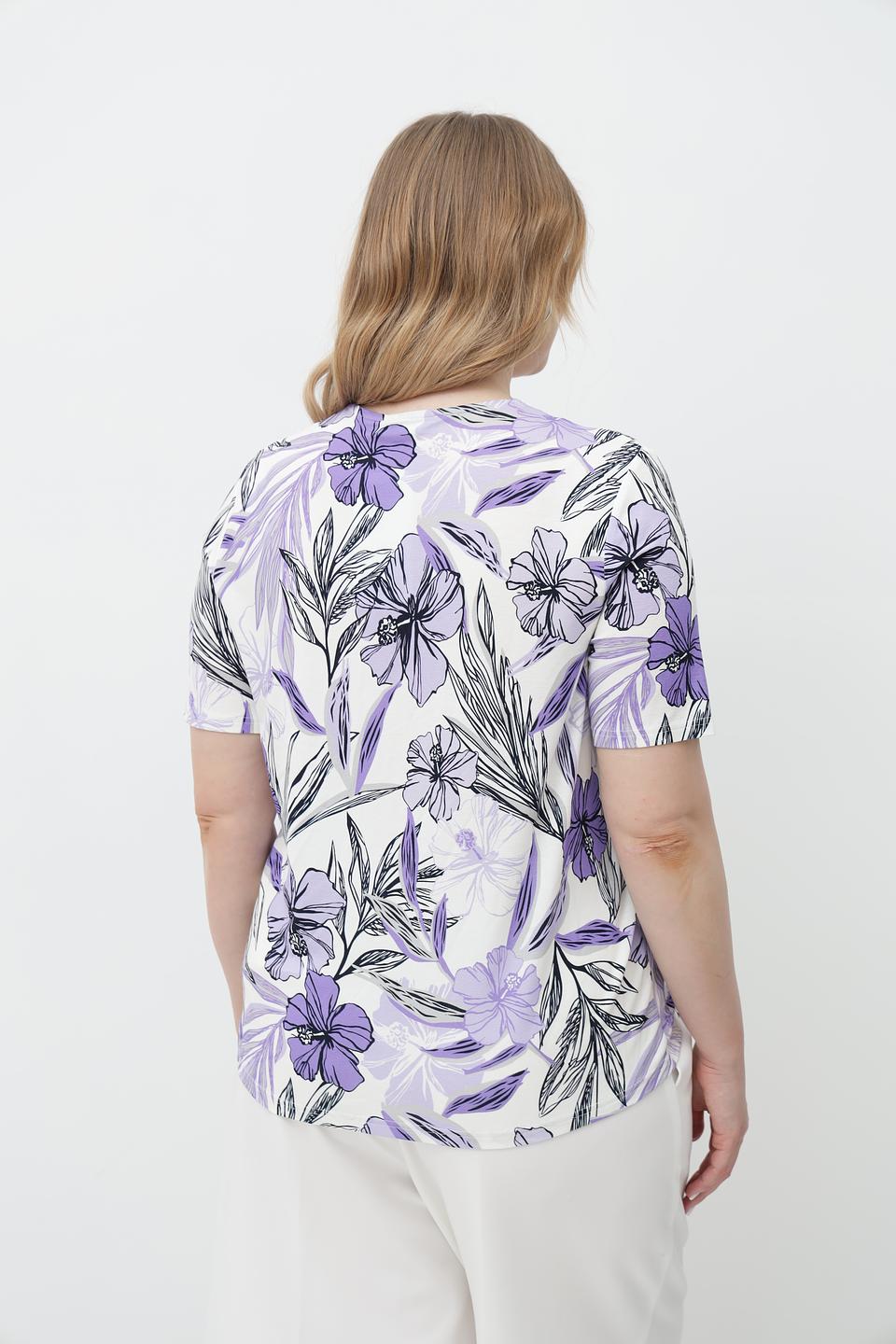 Футболка Frank Walder с цветочным принтом