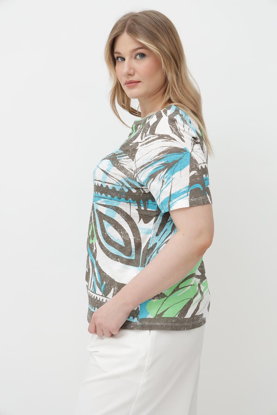 Футболка Barbara Lebek с принтом