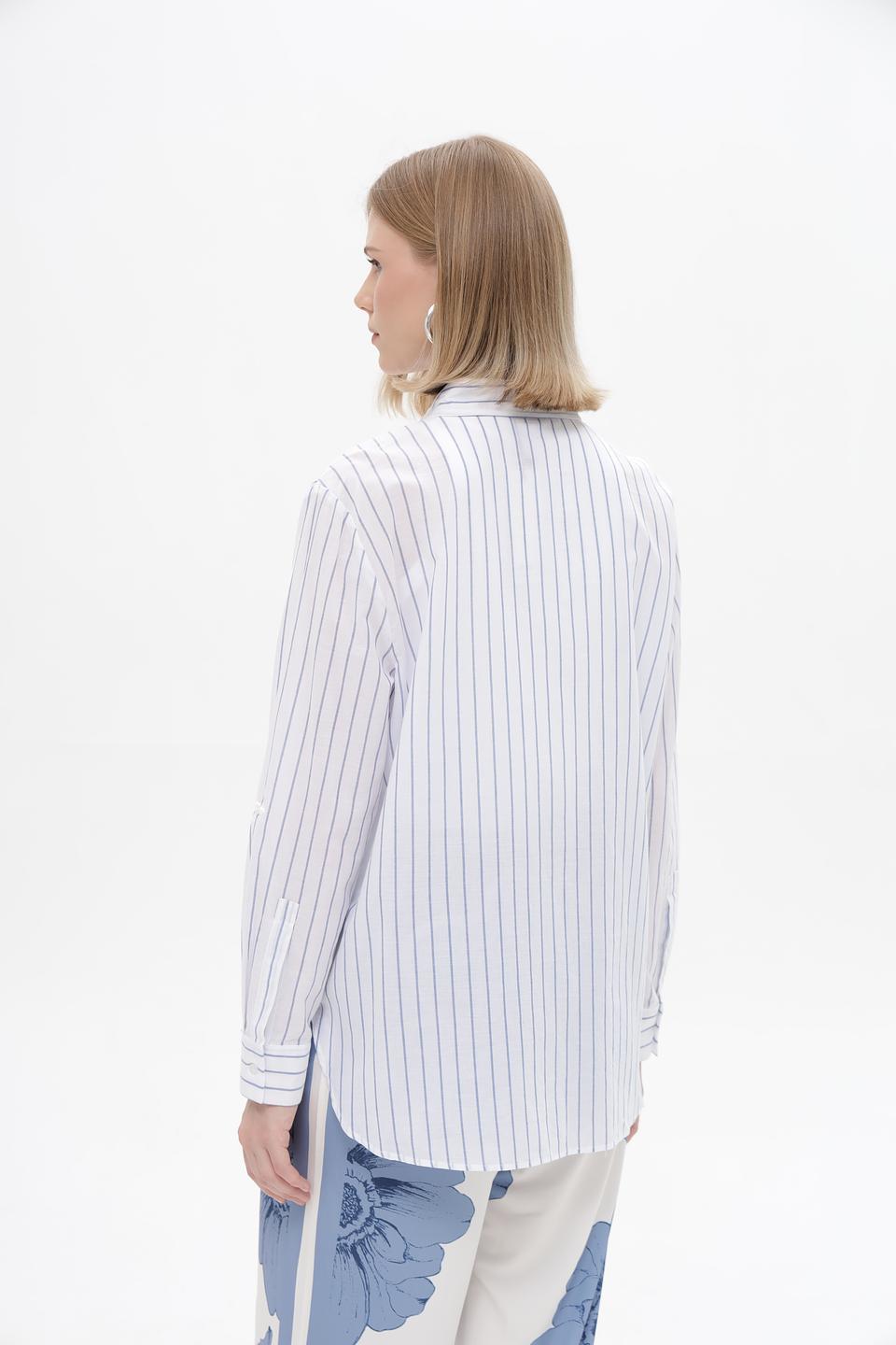 Блузка Oui в полоску