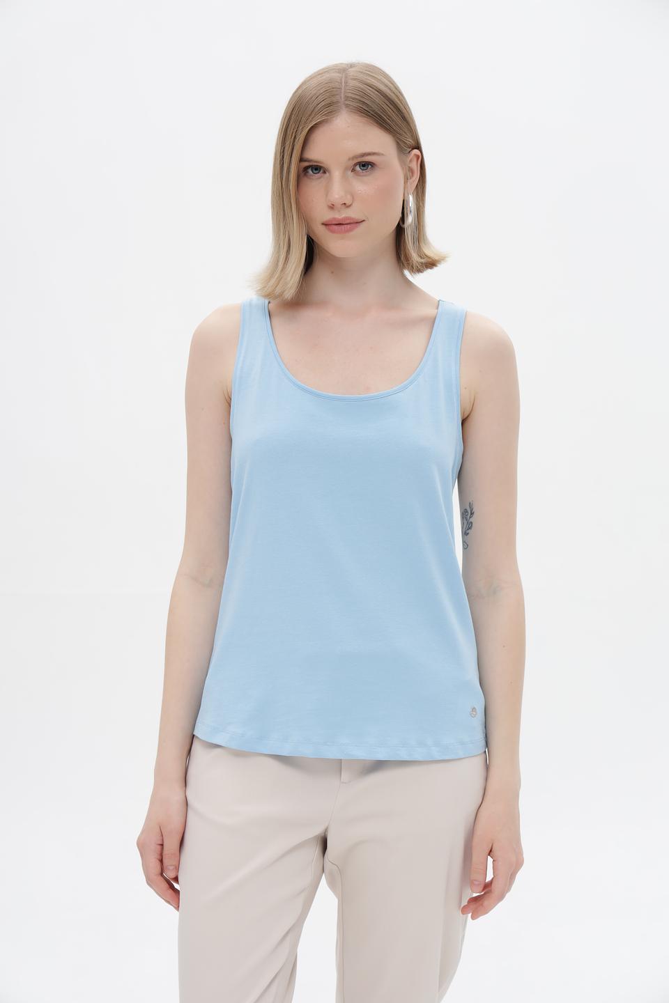 Топ Monari голубой