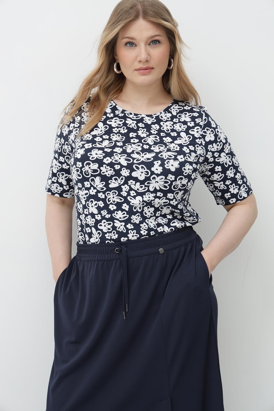 Футболка Rabe collection с цветами