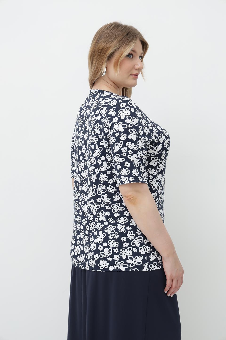 Футболка Rabe collection с цветами