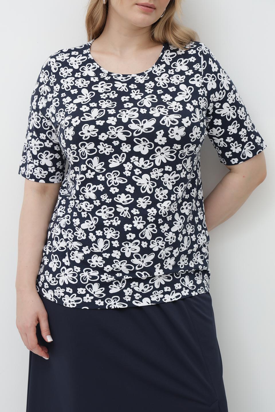 Футболка Rabe collection с цветами