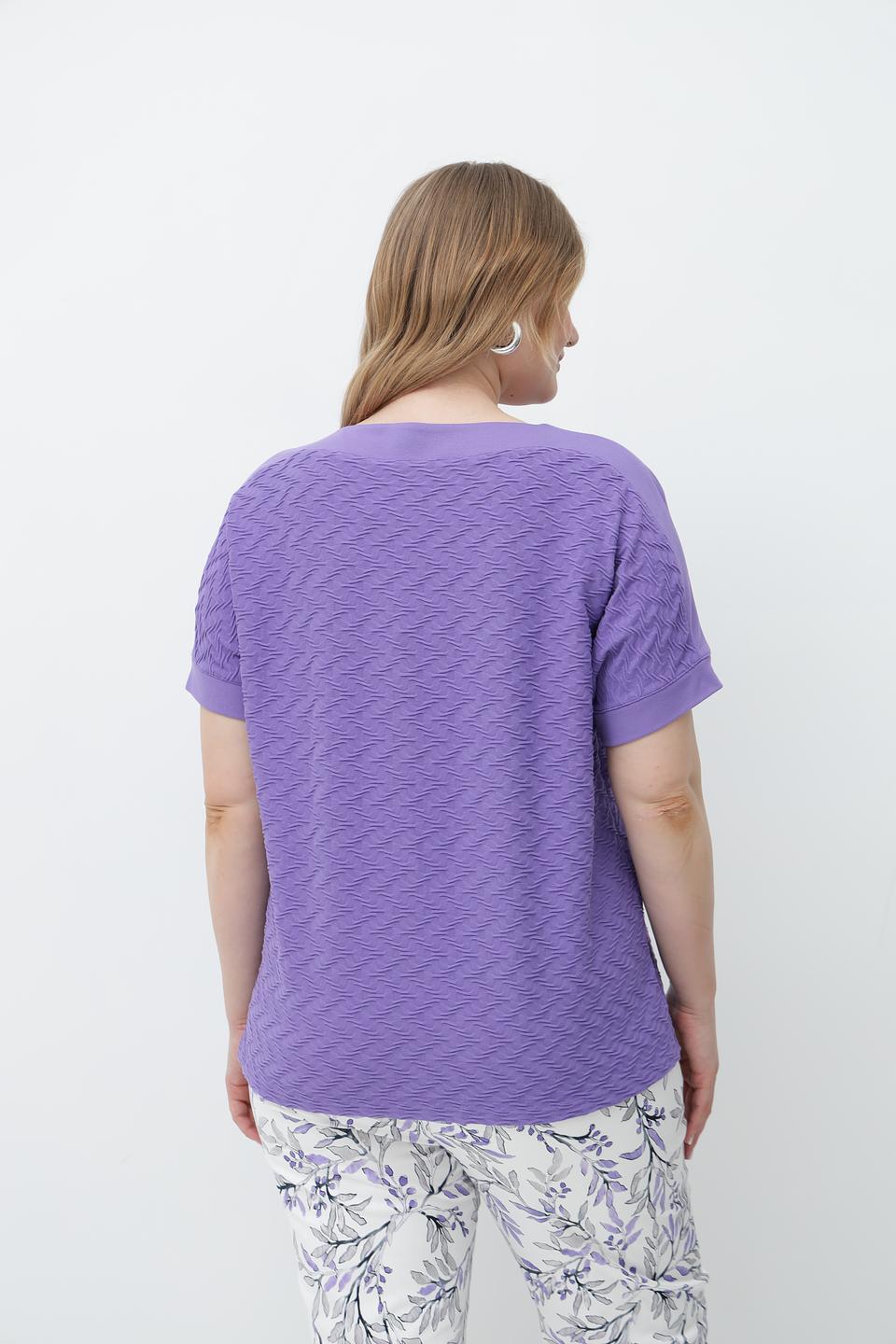 Футболка Frank Walder женская лиловая