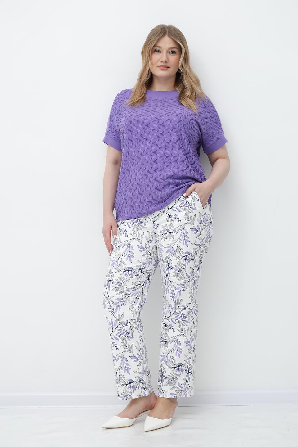 Брюки Frank Walder с цветочным принтом