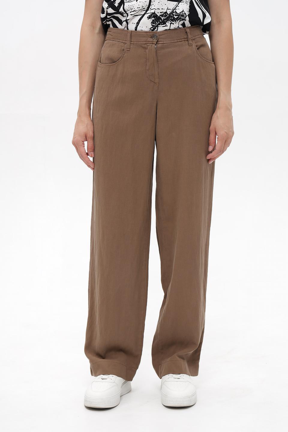 Брюки Gardeur прямого кроя коричневые