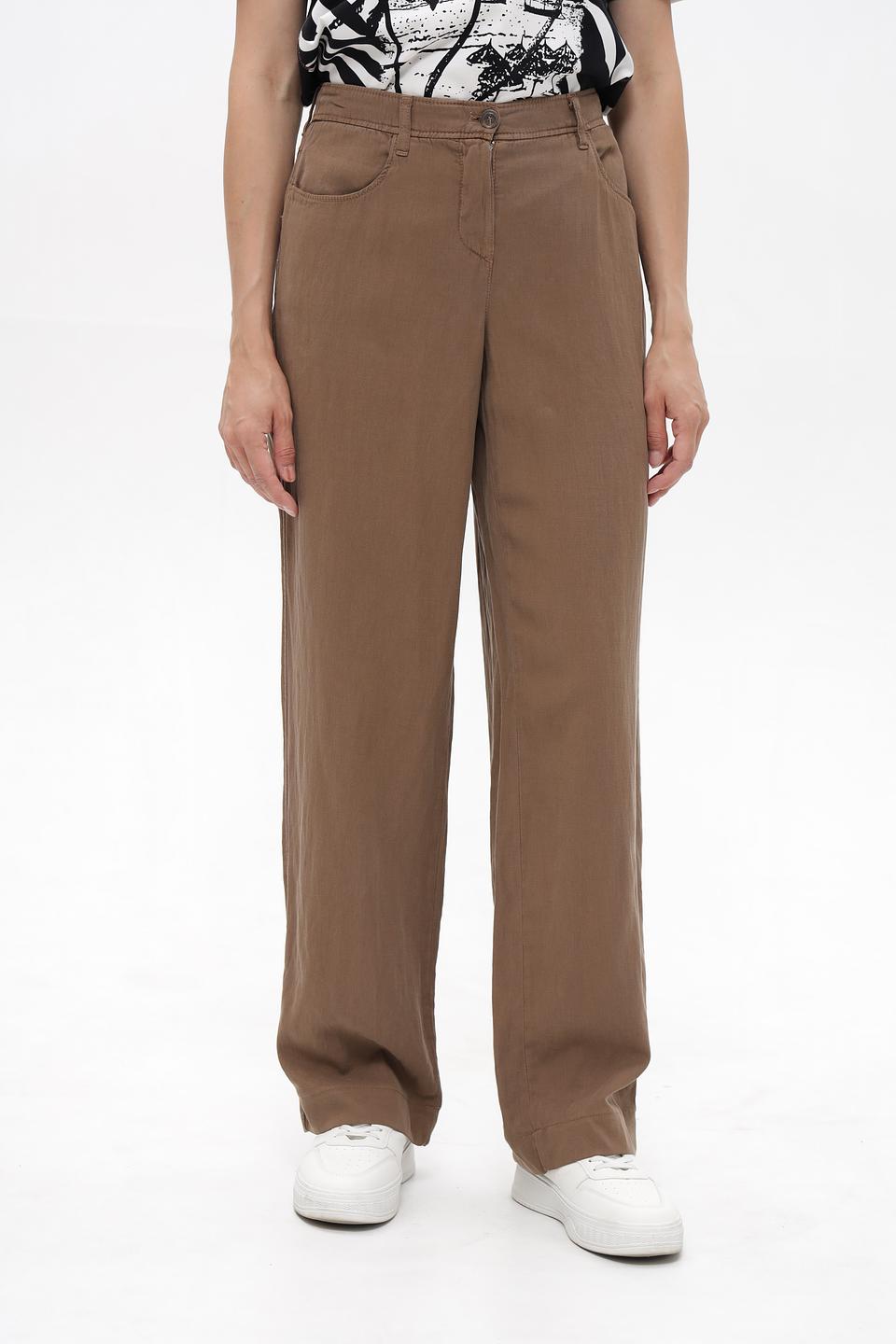 Брюки Gardeur прямого кроя коричневые