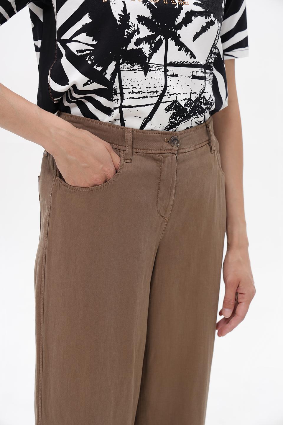 Брюки Gardeur прямого кроя коричневые