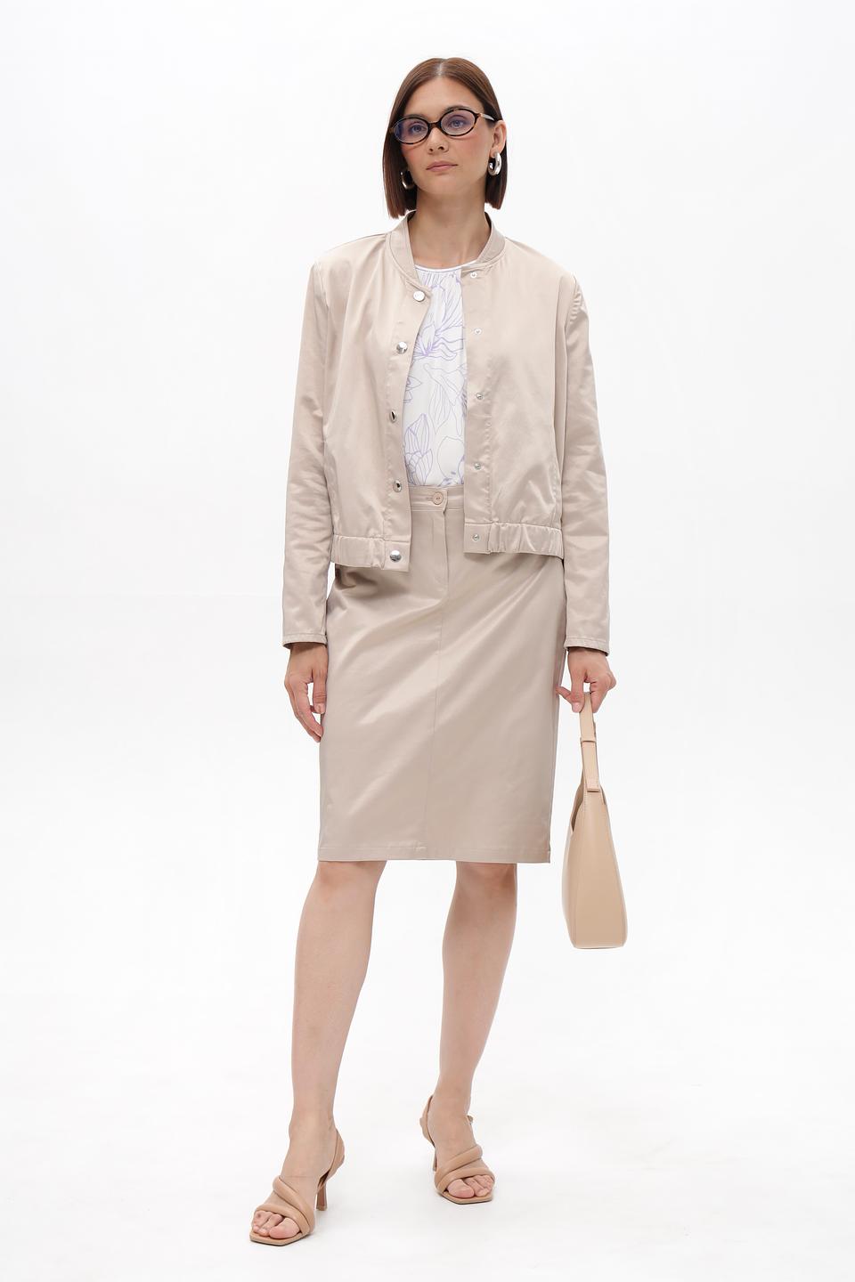 Юбка Frank Walder бежевая