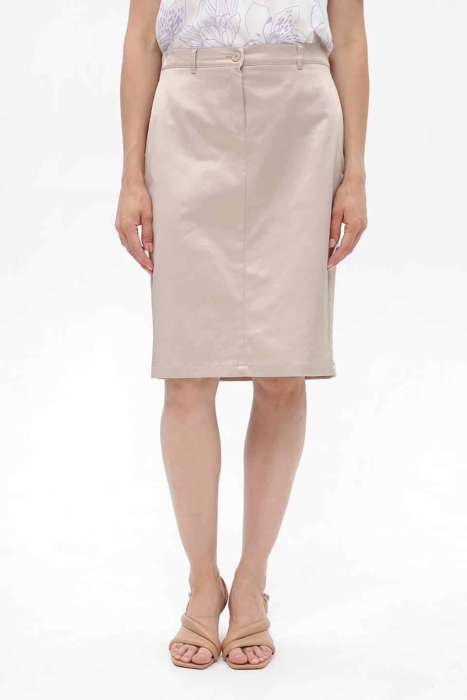 Юбка Frank Walder бежевая