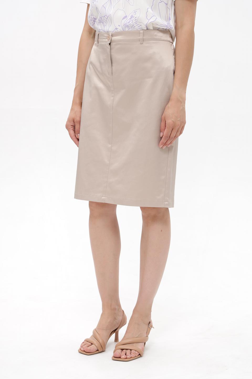 Юбка Frank Walder бежевая