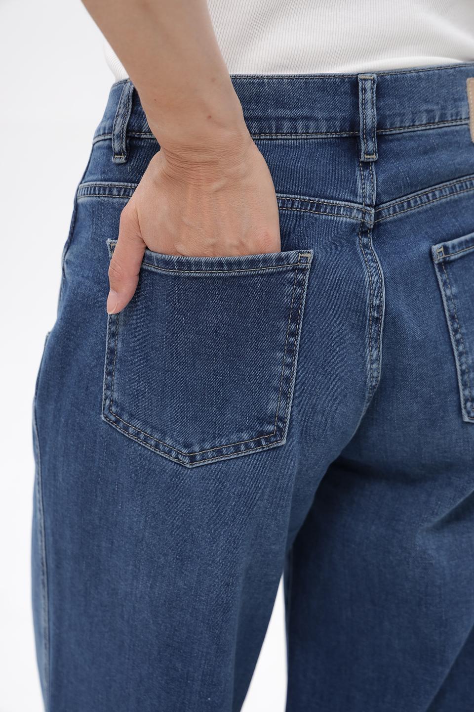 Джинсы палаццо Oui синие