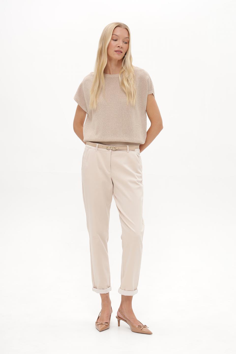 Пуловер Betty and Co бежевый