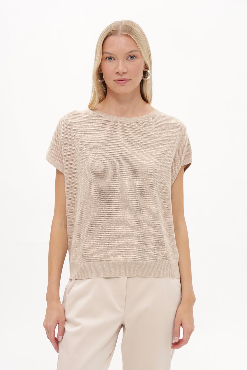Пуловер Betty and Co бежевый