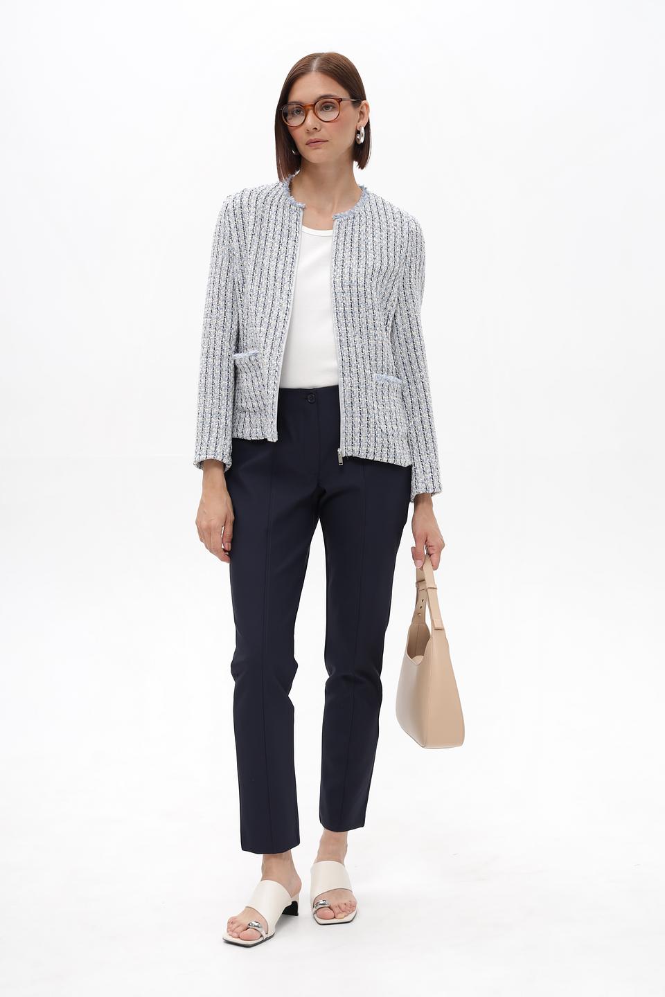 Брюки Betty Barclay узкие темно-синие