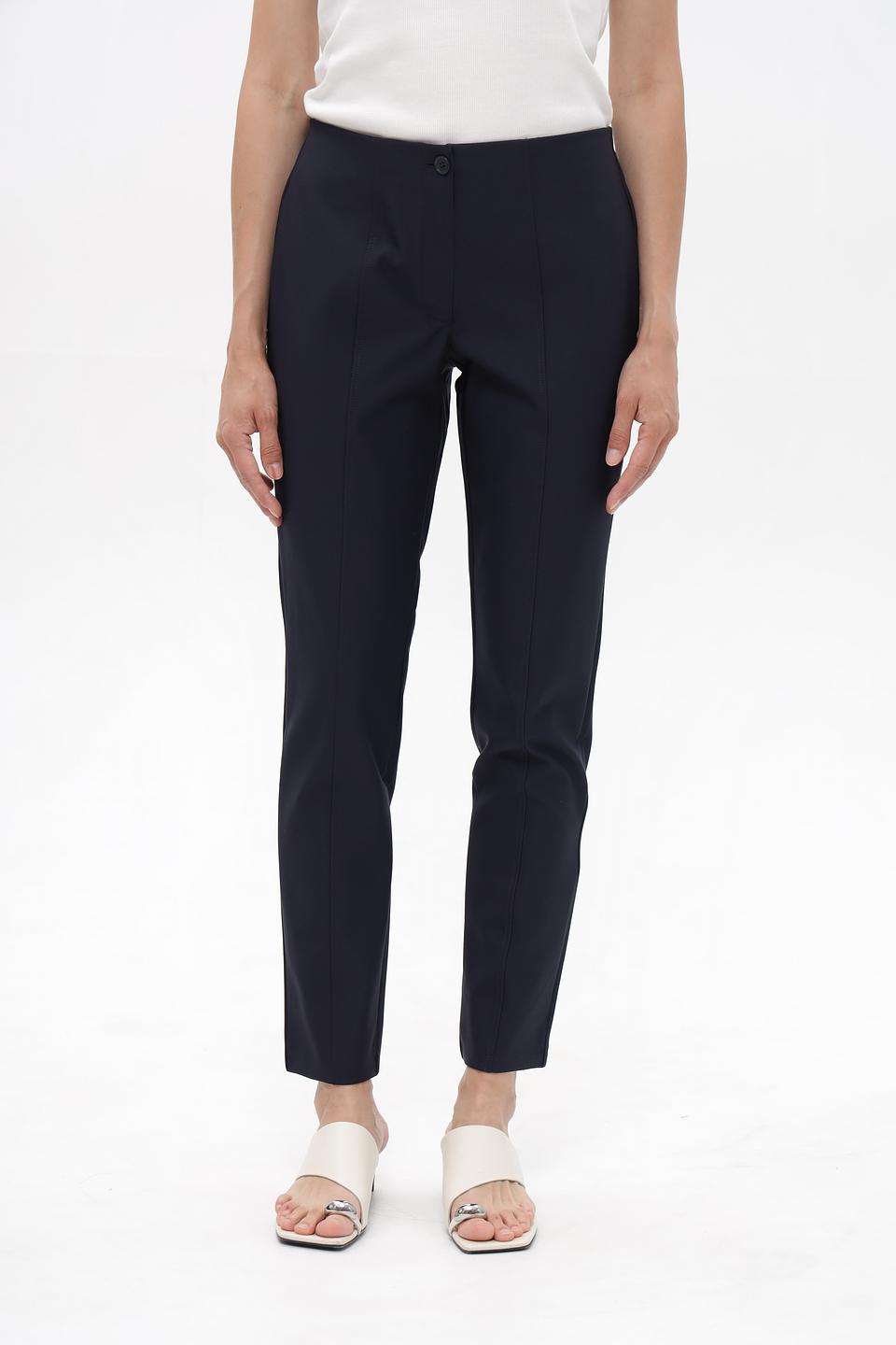 Брюки Betty Barclay узкие темно-синие