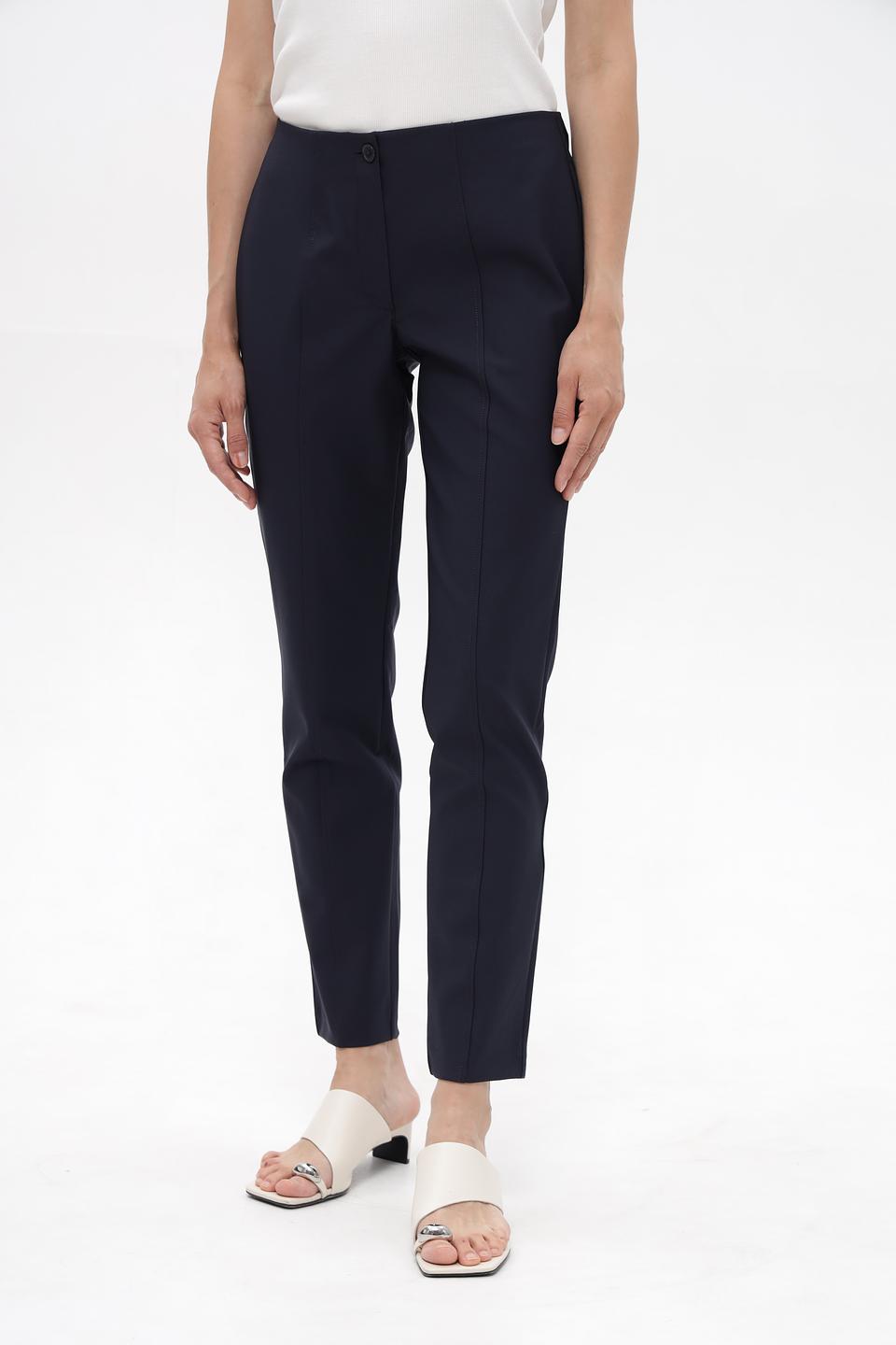 Брюки Betty Barclay узкие темно-синие