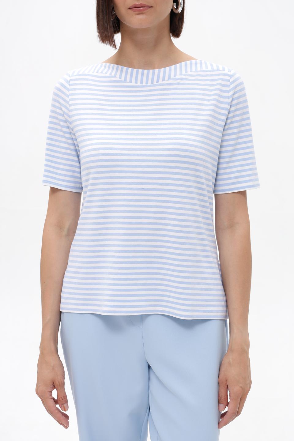 Футболка Frank Walder в полоску голубую
