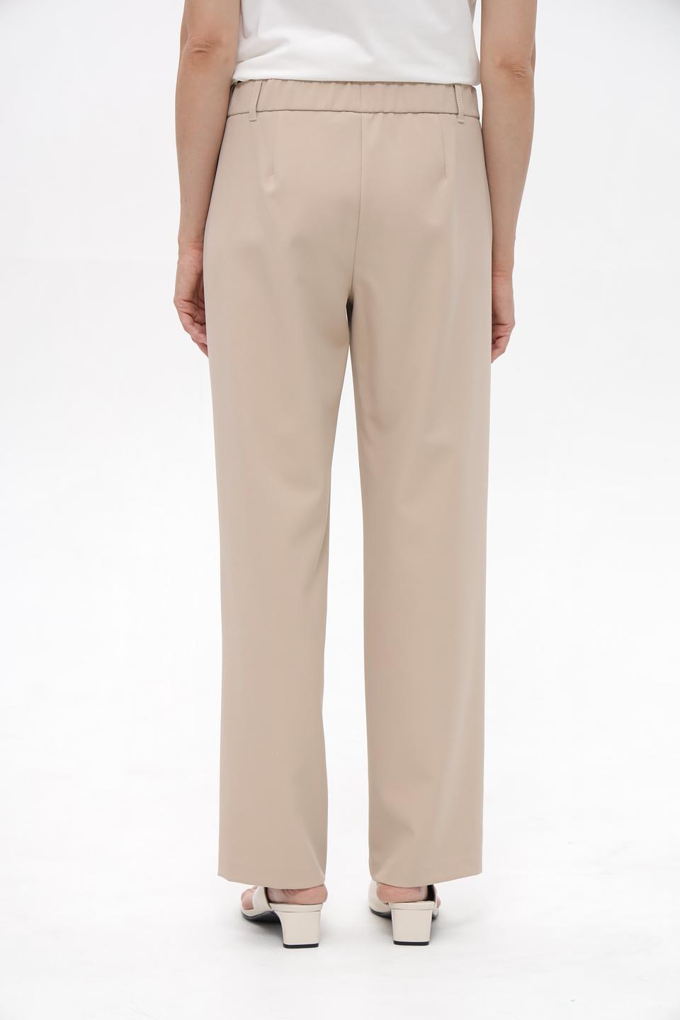 Брюки Frank Walder прямого кроя бежевые