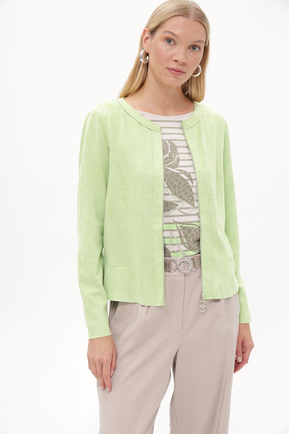 Жакет Betty Barclay на молнии лайм