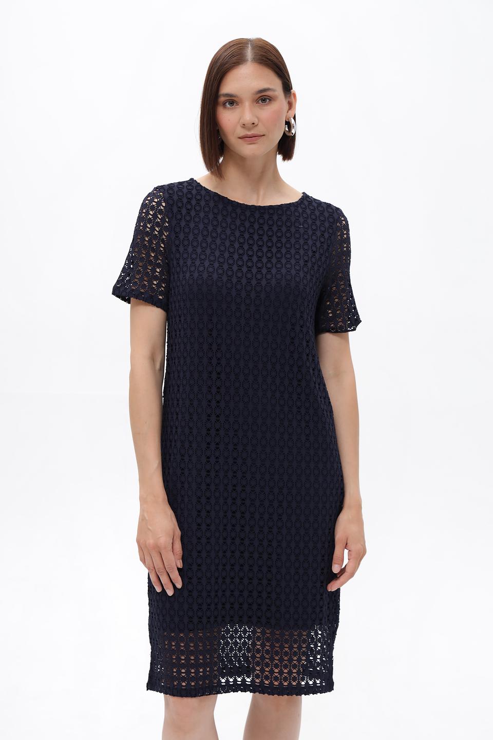 Платье Lebek с ажурными рукавами