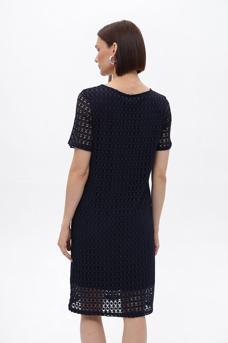 Платье Lebek с ажурными рукавами