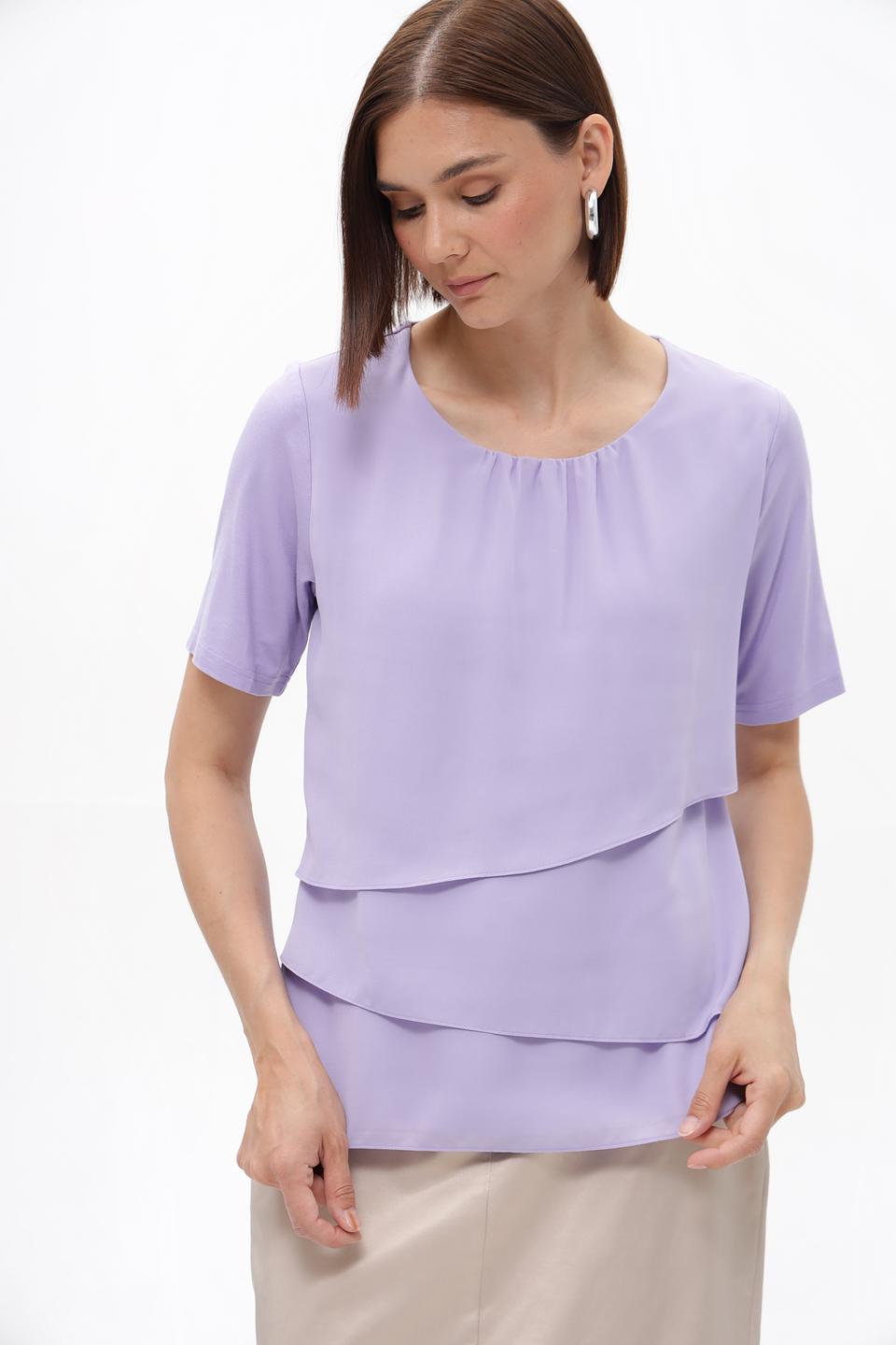 Блузка Frank Walder лавандовая