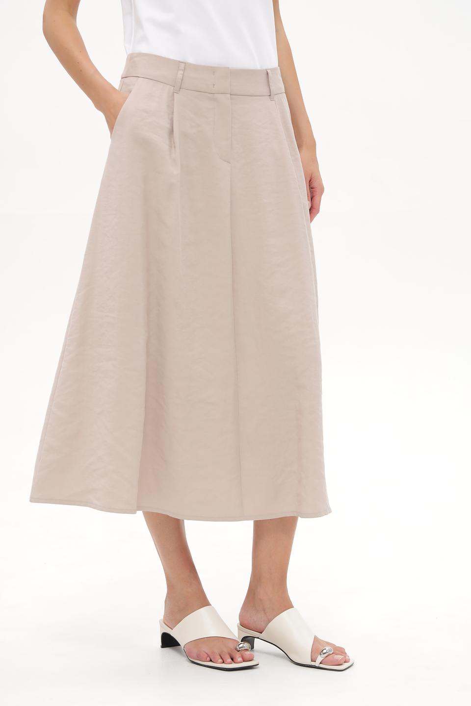 Юбка Betty Barclay клёш бежевая