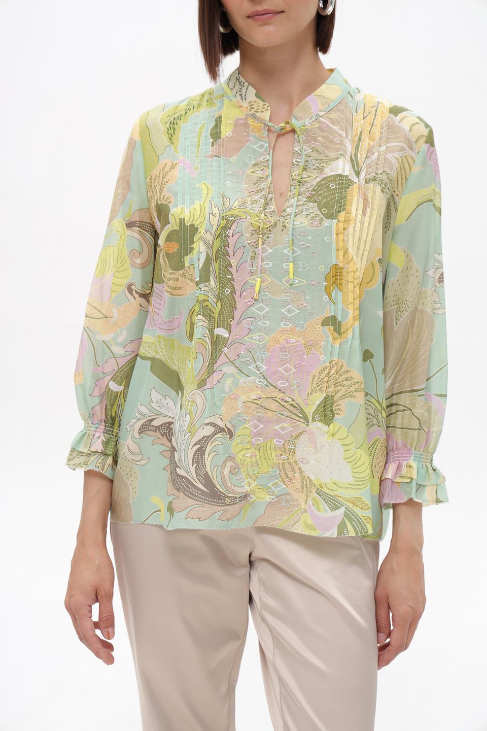 Блузка Marc Cain с цветочным принтом
