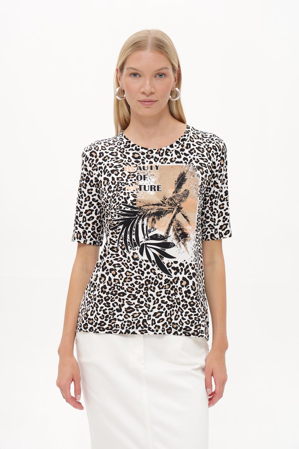 Футболка Betty Barclay с леопардовым принтом