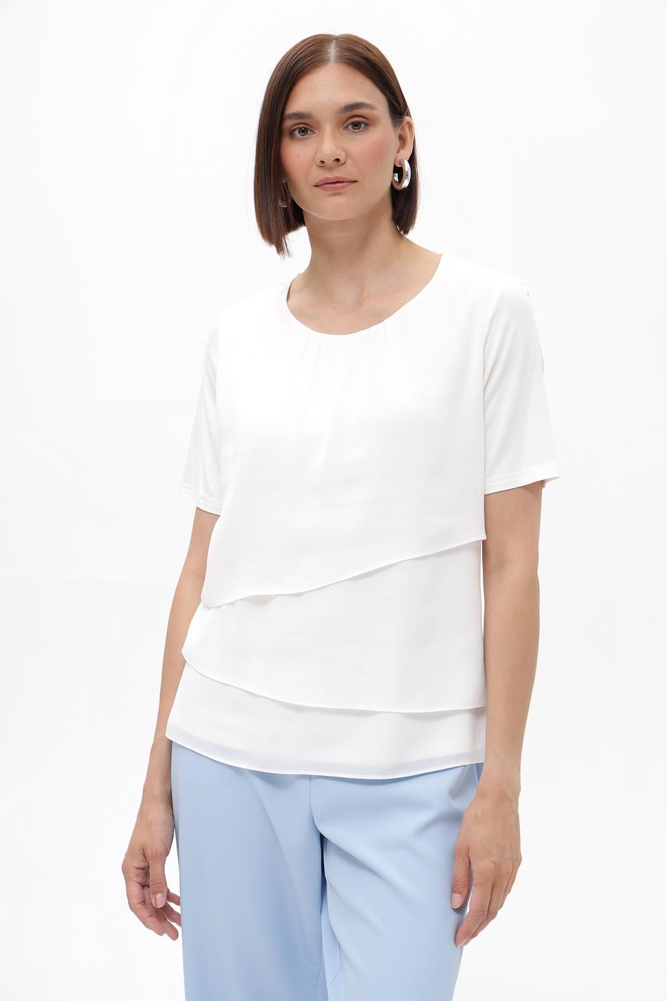 Блузка Frank Walder с многослойным верхом